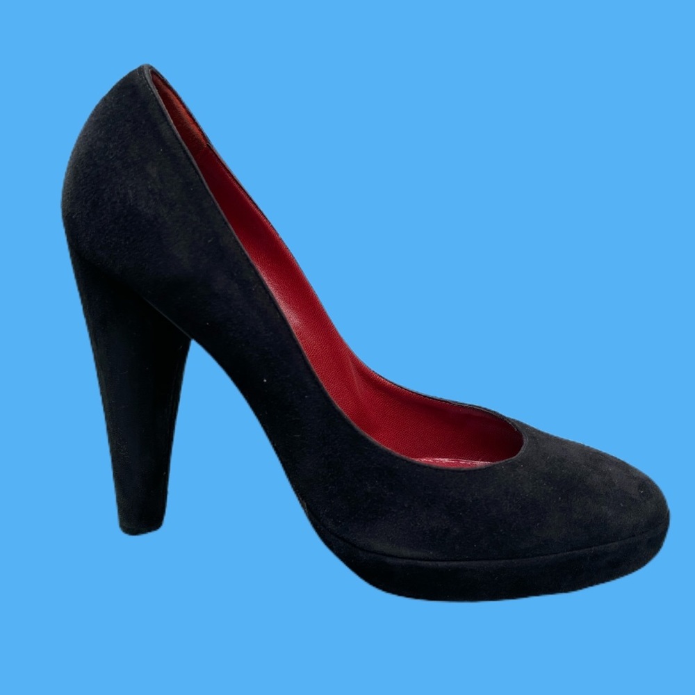 Pierre Hardy Black Suede Pumps